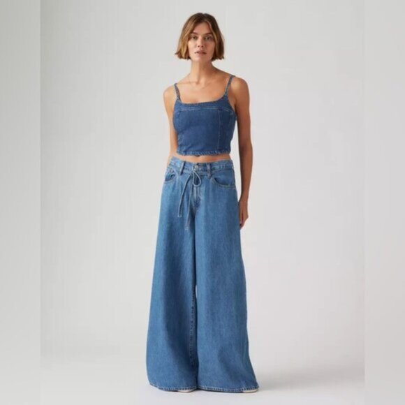 Levi’s x Free People XL SUPERWIDE WOMEN'S JEANS size 27 - Picture 5 of 15